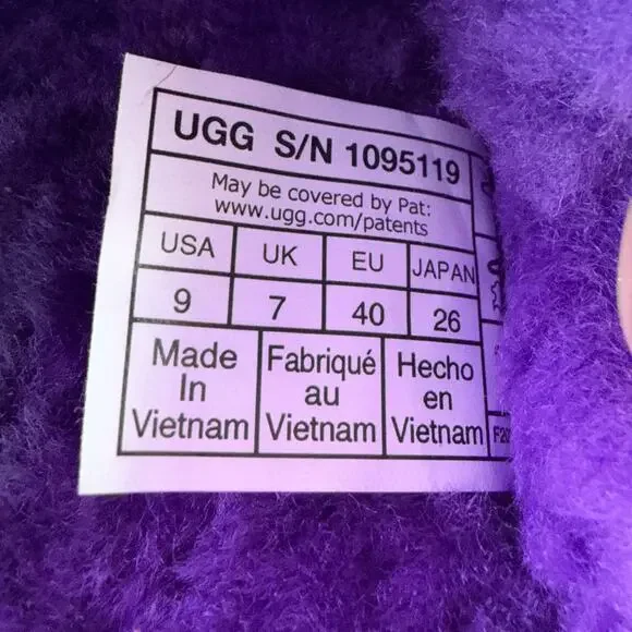 UGG Fluff Yeah Slides Purple Women’s 9 US - Picture 8 of 8